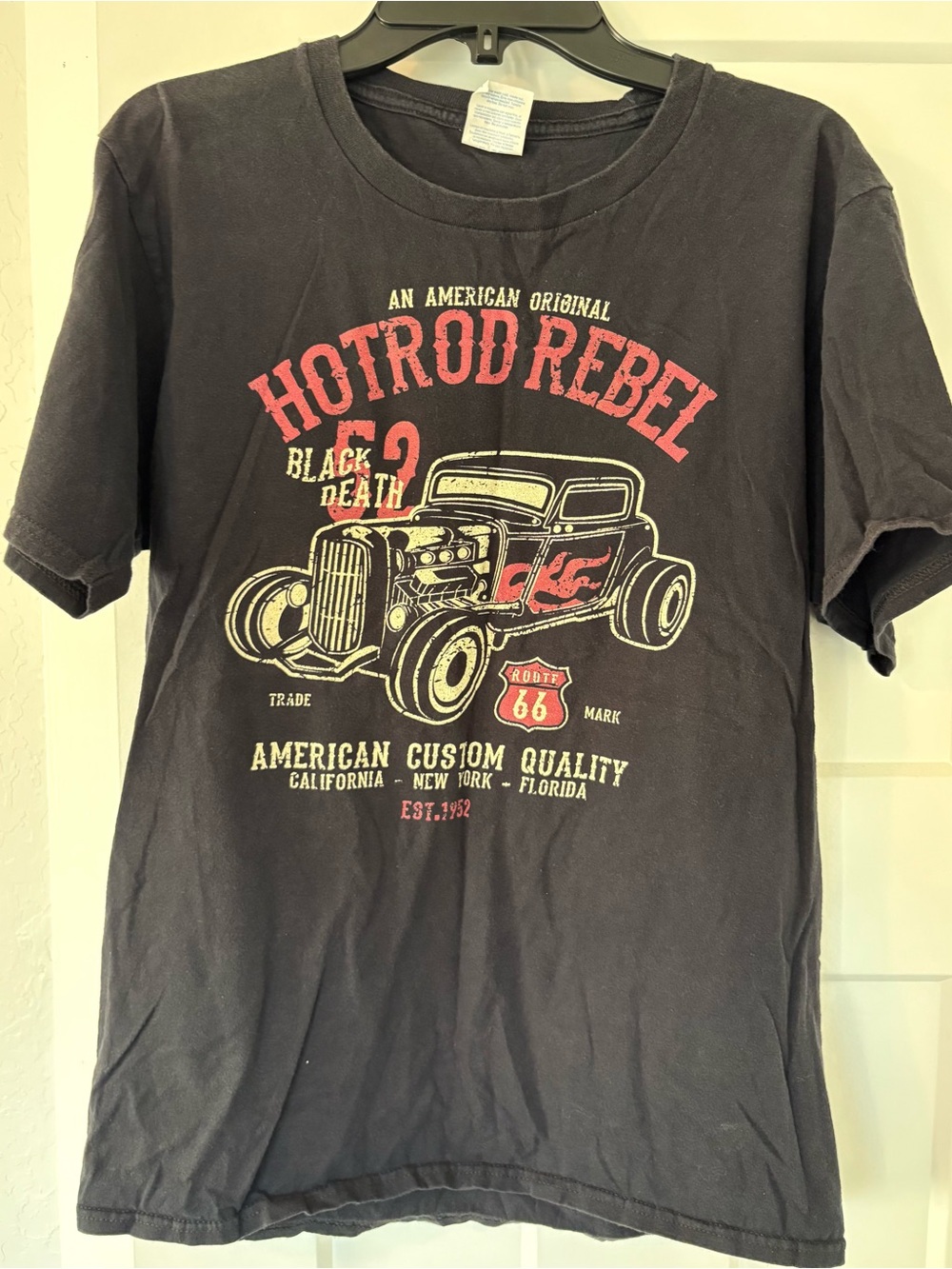 Port & Company Hotrod Black Graphic Tee